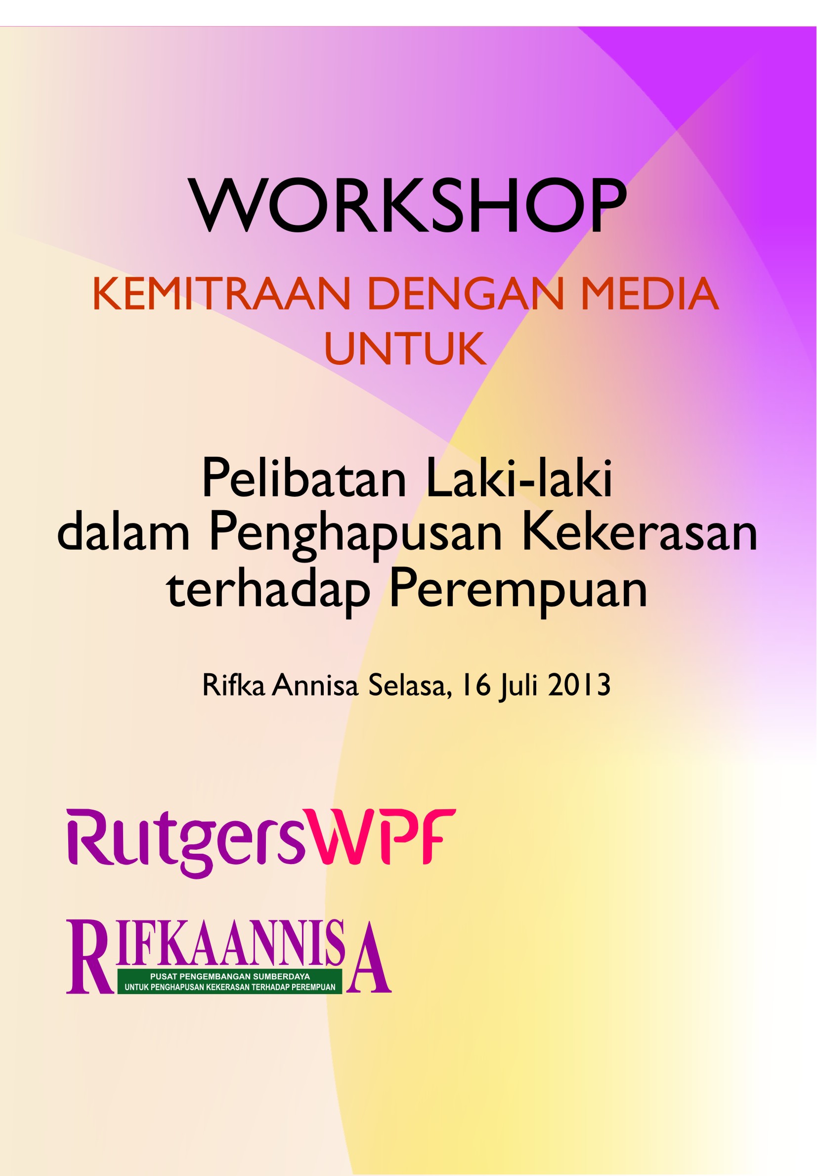 Banner Workshop Kemitraan Wartawan Fix